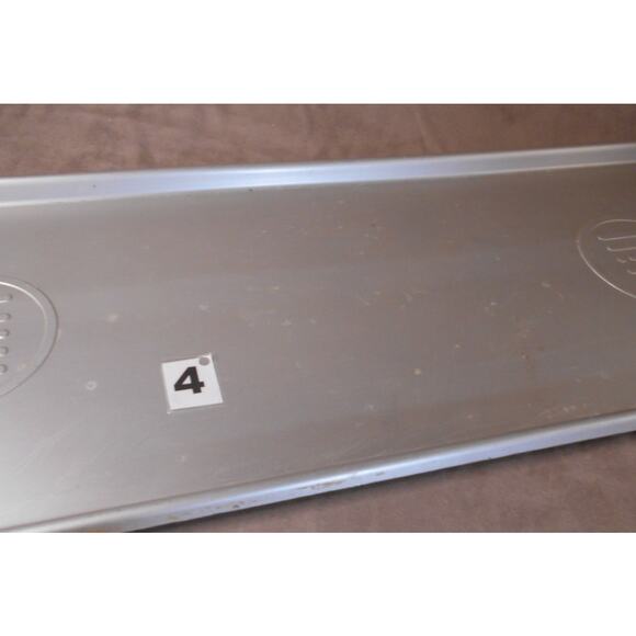 Antique HILL Aluminum Deli Case Display Tray # 4 30" X 10.5" Butcher Bakery - Picture 5 of 10